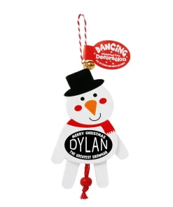 00269870233 Personalised Dancing Tree Decoration Dylan