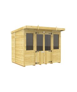 8ft x 6ft Pent Summer House
