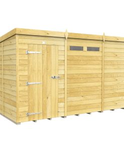 11ft x 5ft Pent Security Shed