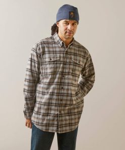 ARIAT MENS REBAR WORK SHIRT ALLOY