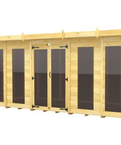 14ft x 8ft Pent Summer House (Full Height Window)