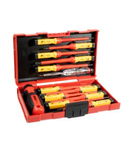 Rolson Compact 13pc Interchangeable VDE Insulated Screwdriver Set 28734