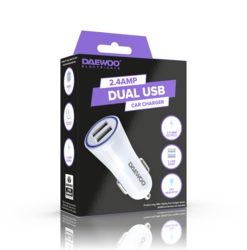 2.4A DOUBLE USB CAR CHARGER