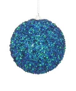 57499 Mini Sequin King Bauble 10cm