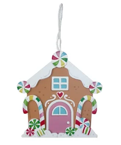 60045 13cm Mdf Candy House Decoration
