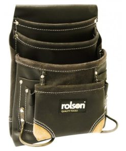 Rolson 10pkt Oil Single Tool Pouch Oil Tanned 68883