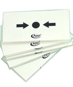ASEC SPARE GLASS FOR FIRE POINT SWITCH 80×45 (PK 5)