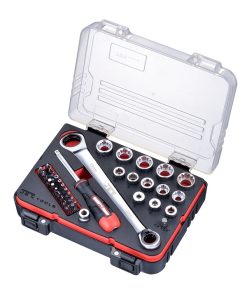 B-37 JET TOOLS Socket Wrench Set 37 Piece