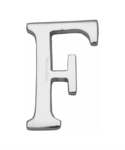 HERITAGE BRASS C1565 2 F-PC Letter F Pin Fix 50mm CP (EACH)