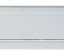 CARLISLE BRASS Letter Plate 359 X113mm Polished Chrome (EACH)