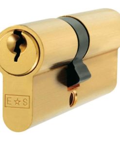 Euro Double Cylinder 80mm Polished Brass (EACH)