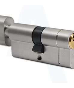 ASEC VT10177 Euro Cylinder & Turn 124mm NP/PB (EACH)
