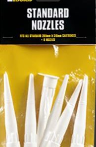 EVERBUILD 489640 Standard Nozzles (6) For Silicone Cartridge (PK 6)