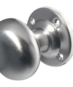 JEDO Mushroom Mortice Knob Furn 52mm SC (SET)