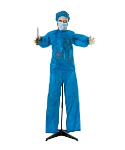 HB228590 1.7M Battery Operated Standing Doctor With A Knife