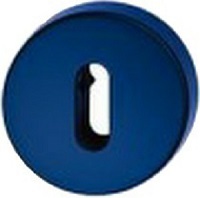 HEWI Escutcheon Key (52x9mm) Steel Blue Nylon (PAIR)
