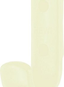 HEWI 477.90.060.99 Single Coat Hook 75mm High White (EACH)