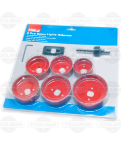 Hilka 8 Pce Down Lights Hole Saw Set