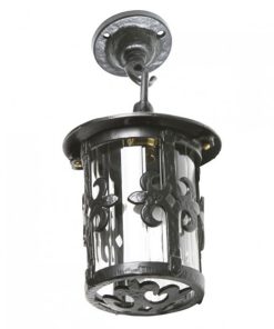 KIRKPATRICK 405C Round Fleur Lantern With Ceiling Bracket AB (EACH)