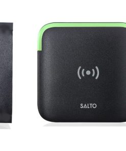 SALTO WRDM0S4B Design Xs Mifare DesFire BLE Sq Reader Black (EACH)