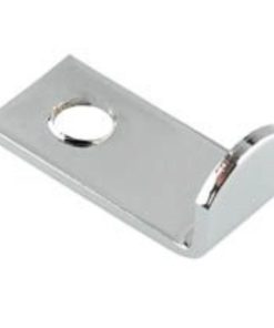 Mirror Clip 90 Deg 16mm Side Fix 6mm Brass CP (EACH)