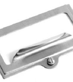 Card Frame 76x38mm With Pull Polished Brass (EACH)