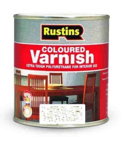 RUSTINS Varnish Stained Int Poly Satin Pine 250ml (EACH)