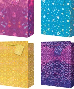 T3301 Holographic Gift Bag Medium 180mm X 230mm