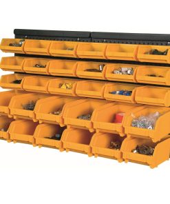 Wall Panel Storage Kit with 30 Picking Bins