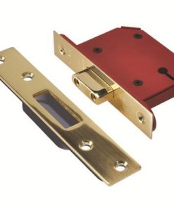 UNION J2103S-PB-3.0 3L Strongbolt Mortice Deadlock 81mm SB (EACH)