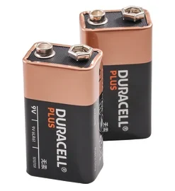 Duracell 9V Battery Twin Pack