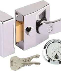 YALE 85CP Rim Deadlocking Narrow Nightlatch Chrome (EACH)