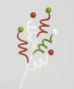 YFB94800 60cm Candy Swirl Spray Red/White/Green