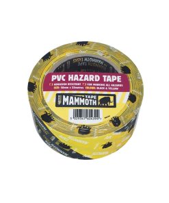 Everbuild Mammoth PVC Hazard Tape 50mm